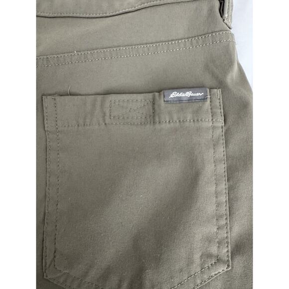 Eddie Bauer Convertible Tech Pants Mens 32x30 Green Nylon Spandex Outdoor Hiking - Picture 11 of 15